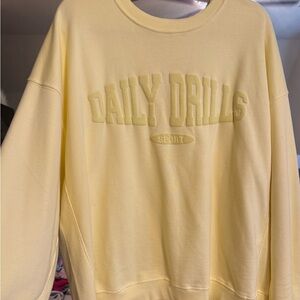 Daily Drills LEMONADE crew MONOCHROME